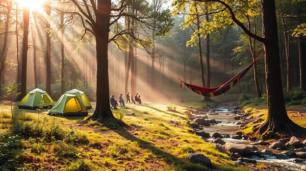 Séjournez en pleine nature : l'art du camping écoresponsable